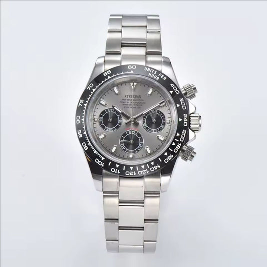 STEIXUAN Luxury Sports Quartz Watch Sapphire Glass 316L stainless steel waterproof for men's custom watches with VK63 watch movement