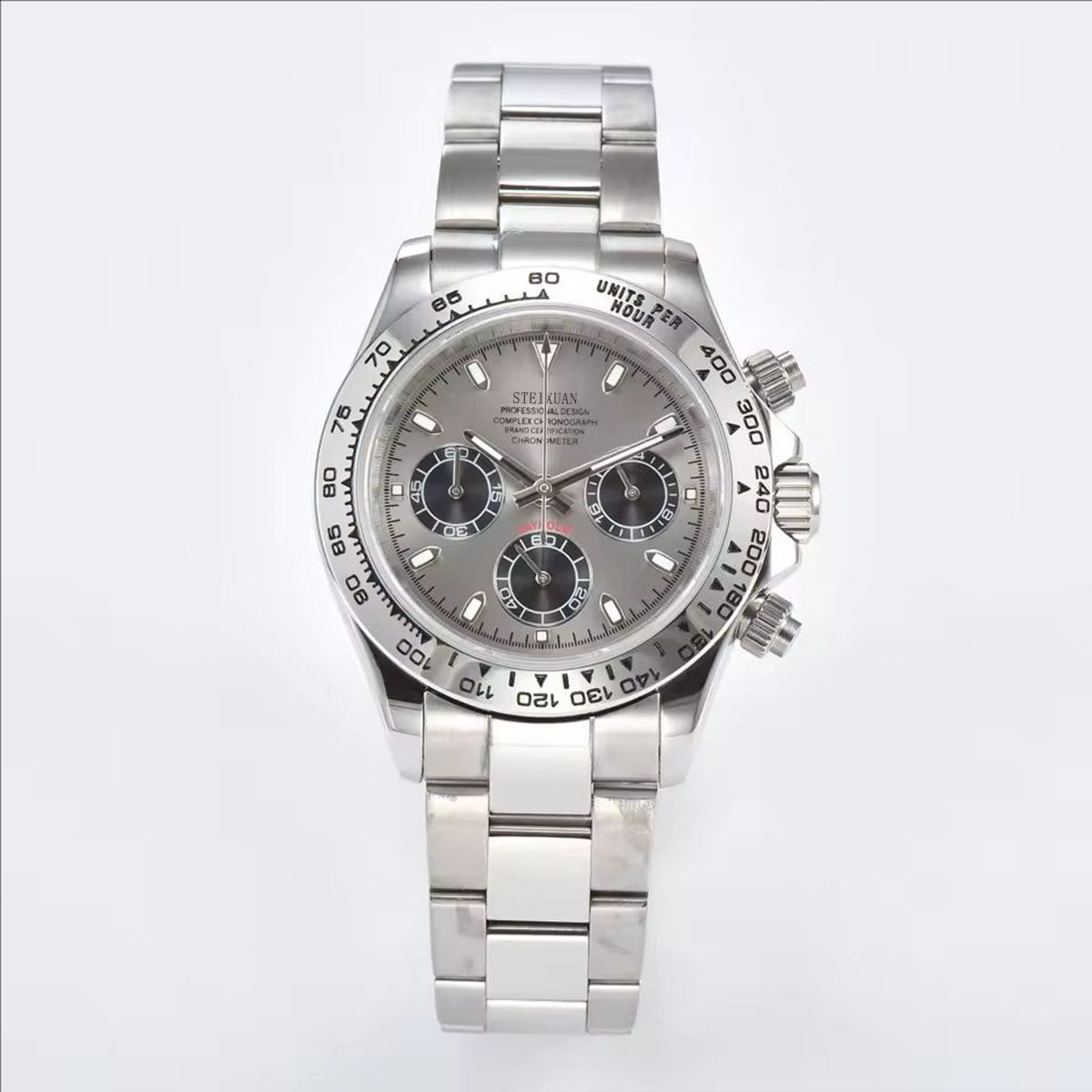 STEIXUAN Luxury Sports Quartz Watch Sapphire Glass 316L stainless steel waterproof for men's custom watches with VK63 watch movement