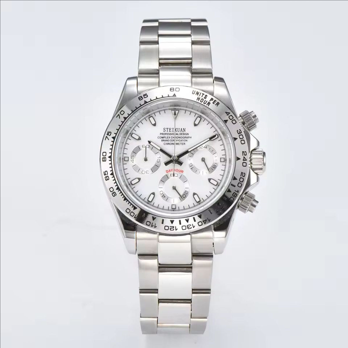 STEIXUAN Luxury Sports Quartz Watch Sapphire Glass 316L stainless steel waterproof for men's custom watches with VK63 watch movement